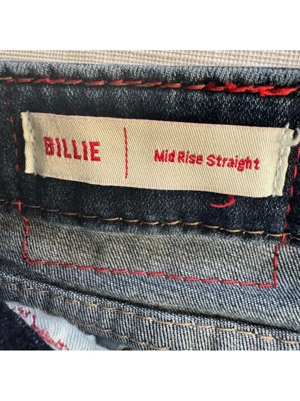 True Religion Billie Mid Rise Women's Straight Leg Jeans SZ 31 - Picture 5 of 12